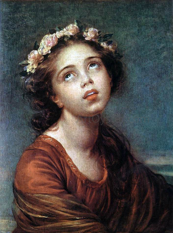  Elisabeth Le Brun The Daughter's Portrait - Art Print