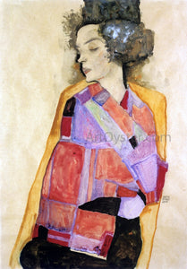  Egon Schiele The Daydreamer (Gerti Schiele) - Art Print