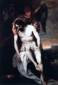 Alonso Cano The Dead Christ Supported by an Angel - Art Print