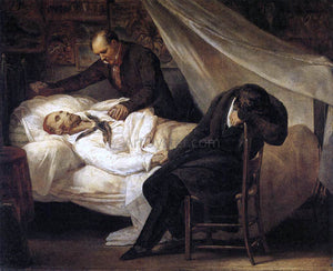  Ary Scheffer The Death of Gericault - Art Print