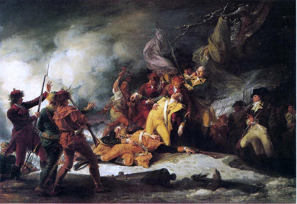  John Trumbull The Death of General Montgomery in the Attack on Quebec, December 31, 1775 - Art Print