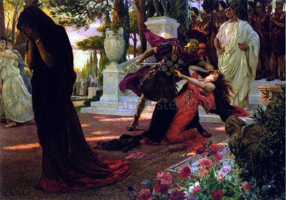  Georges Antoine Rochegrosse The Death of Messalina - Art Print