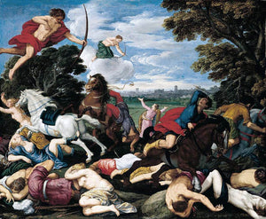  Johann Konig The Death of Niobe's Children - Art Print