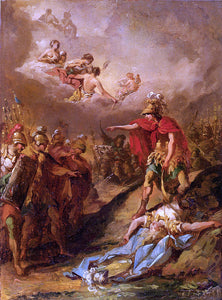  Jacques Henri Sablet The Death Of Pallas - Art Print