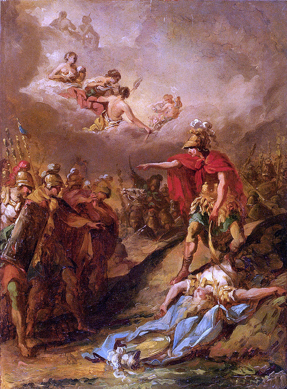  Jacques Henri Sablet The Death Of Pallas - Art Print