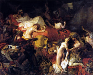  Eugene Delacroix The Death of Sardanapalus - Art Print