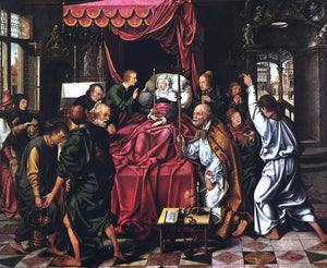  Joos Van Cleve The Death of the Virgin - Art Print