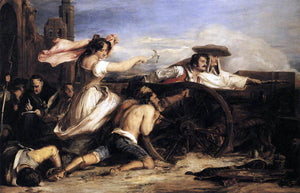  Sir David Wilkie The Defence of Saragossa - Art Print