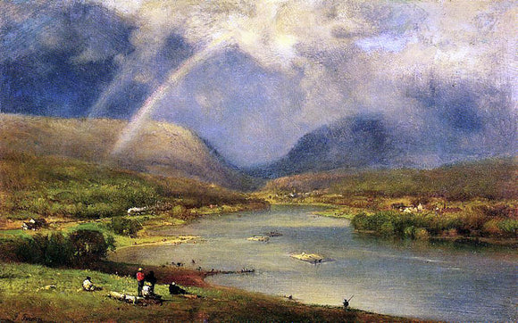 George Inness The Delaware Water Gap - Art Print