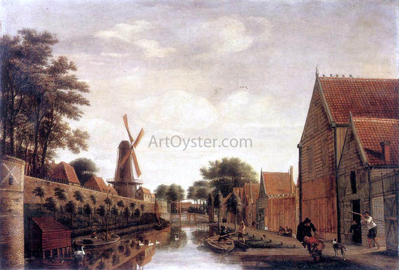  Pieter Jansz. Van Asch The Delft City Wall with the Houttuinen - Art Print