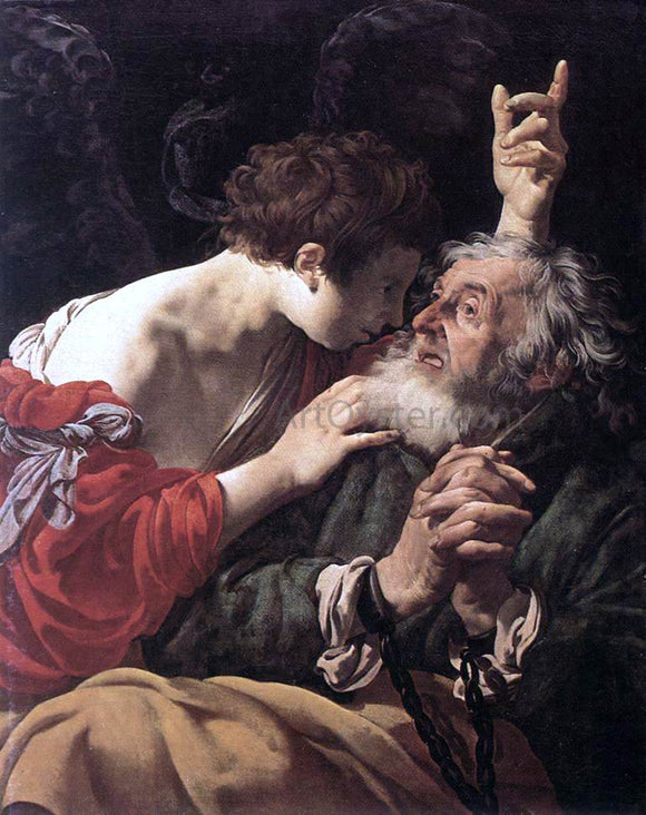  Hendrick Terbrugghen The Deliverance of St Peter - Art Print
