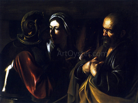  Caravaggio The Denial of St. Peter - Art Print
