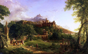  Thomas Cole The Departure - Art Print