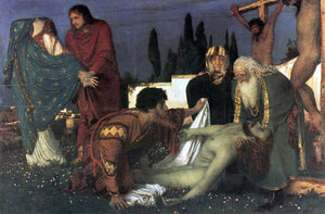  Arnold Bocklin The Deposition - Art Print