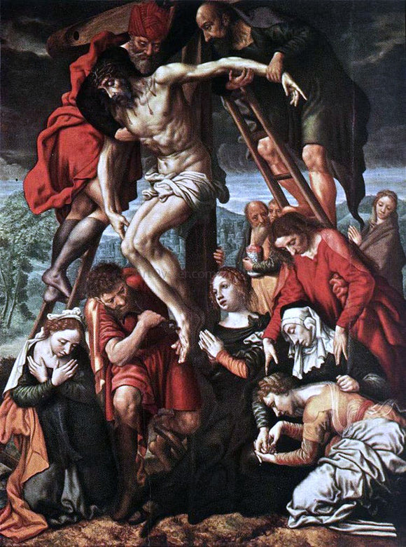  Jan Sanders Van Hemessen The Descent from the Cross - Art Print