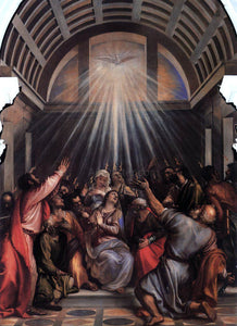  Titian The Descent of the Holy Ghost - Art Print