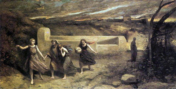  Jean-Baptiste-Camille Corot The Destruction of Sodom - Art Print