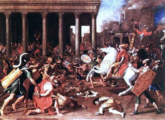  Nicolas Poussin The destruction of the Temple at Jerusalem - Art Print