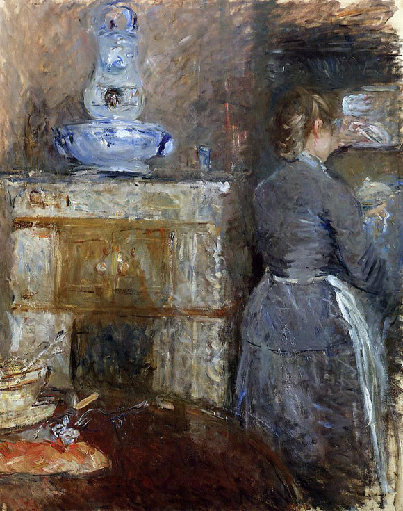  Berthe Morisot The Dining Room of the Rouart Family, Avenue d'Eylau - Art Print