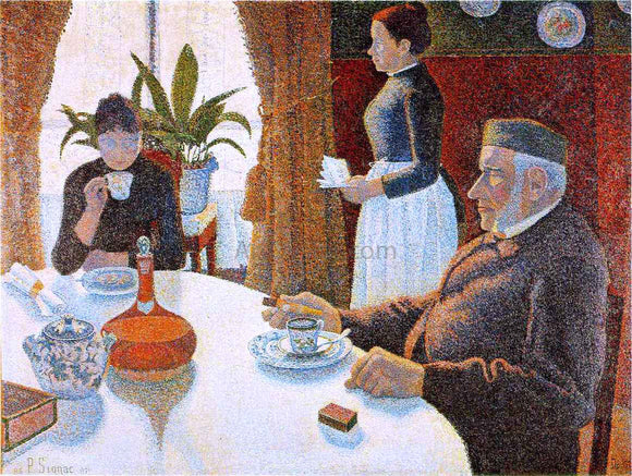  Paul Signac The Dining Room - Art Print