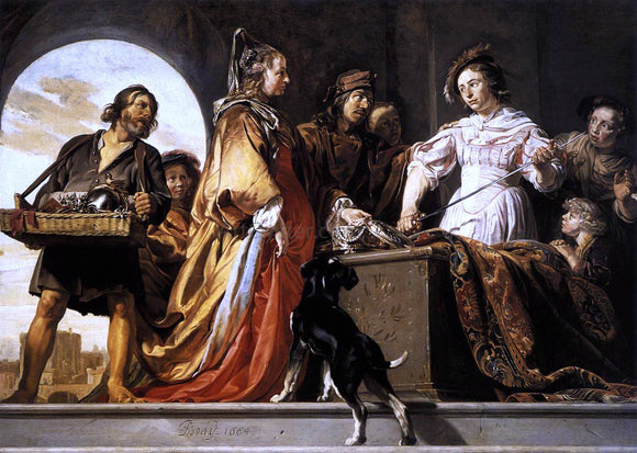  Jan De Bray The Discovery of Achilles Among the Daughters of Lycomedes - Art Print