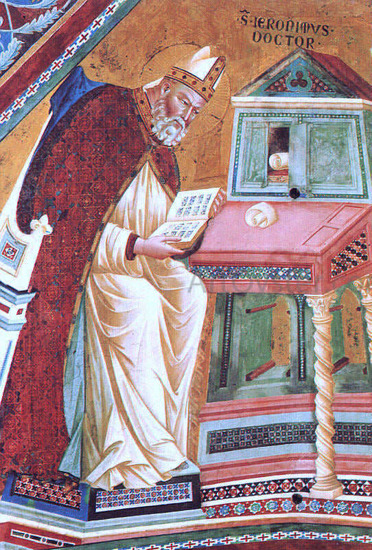  Master of the Isaac Stories The Doctors of the Church (detail) - Art Print