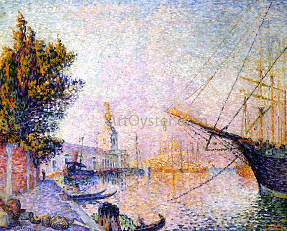  Paul Signac The Dogana - Art Print