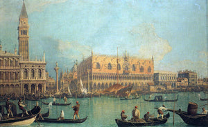  Canaletto The Doge's Palace with the Piazza di San Marco - Art Print