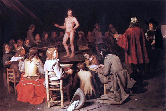  Michiel Sweerts The Drawing Class - Art Print