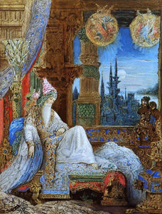  Gustave Moreau The Dream Haunting the Mogul - Art Print