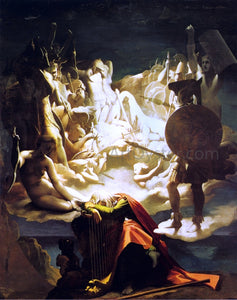 Jean-Auguste-Dominique Ingres The Dream of Ossian - Art Print
