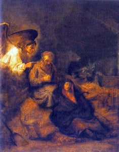  Rembrandt Van Rijn The Dream of St Joseph - Art Print