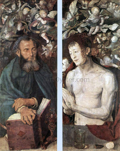  Albrecht Durer The Dresden Altarpiece (side wings) - Art Print