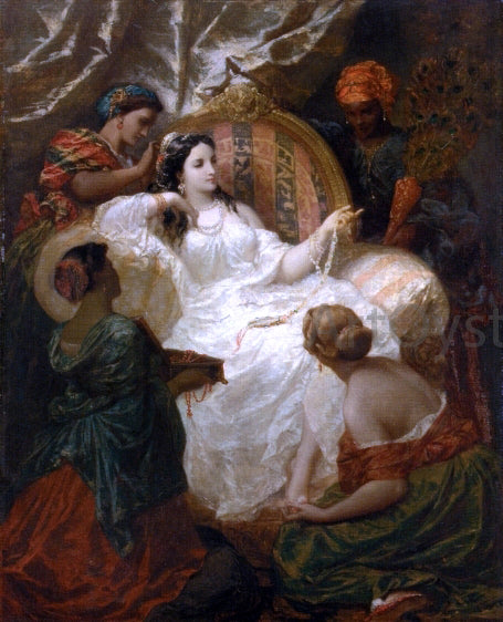  Henri Pierre Picou The Dressing of the Favorite - Art Print