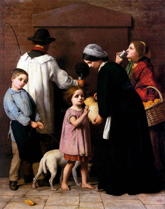  William Thomas Dobson The Drinking Fountain - Art Print