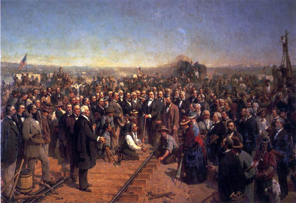  Thomas Hill The Driving of the Last Spike - Art Print