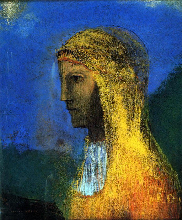  Odilon Redon The Druidess - Art Print