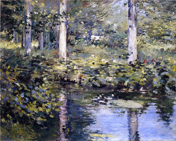  Theodore Robinson The Duck Pond - Art Print