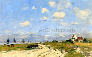  Eugene-Louis Boudin The Dunes at Etaples - Art Print