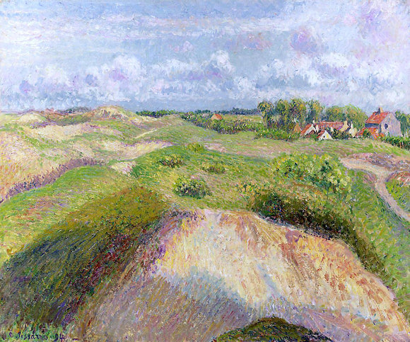  Camille Pissarro The Dunes at Knocke, Belgium - Art Print