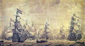 The Elder Willem Van de  Velde The Dutch Navy Sailing - Art Print