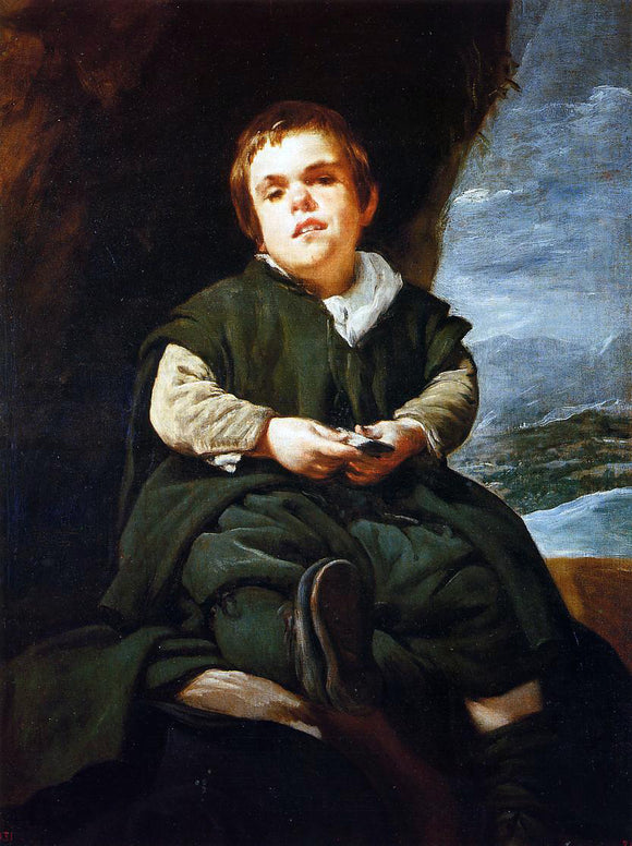  Diego Velazquez The Dwarf Francisco Lezcano - Art Print