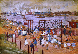  Maurice Prendergast The East River - Art Print