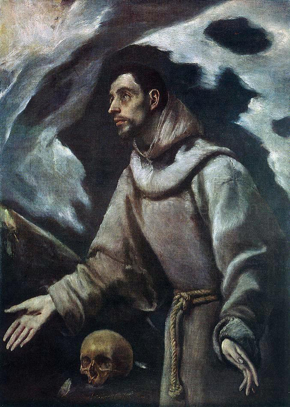  El Greco The Ecstasy of St Francis - Art Print