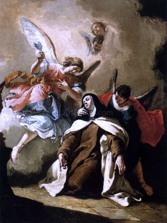  Francesco Fontebasso The Ecstasy of St Therese - Art Print