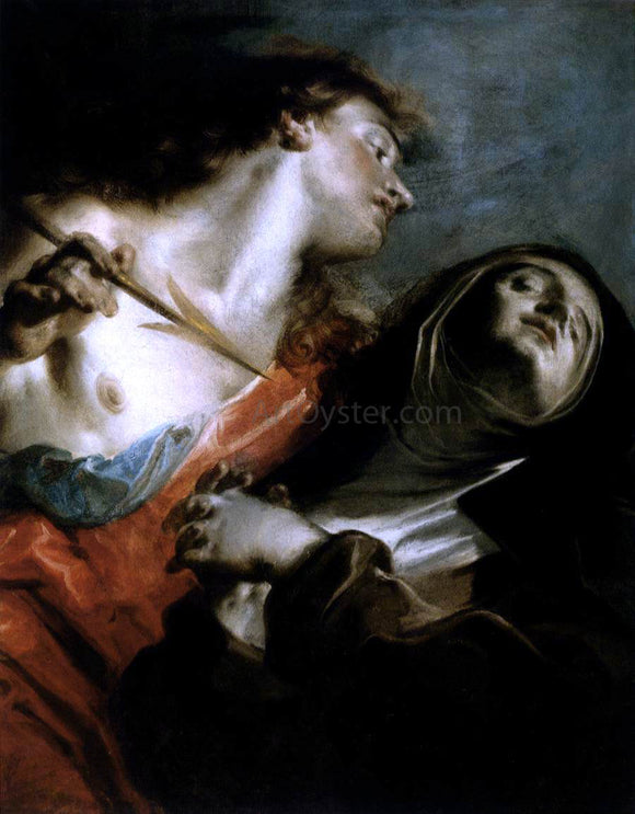  Giuseppe Bazzani The Ecstasy of St Therese - Art Print