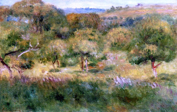  Pierre Auguste Renoir The Edge of the Forest in Brittany - Art Print