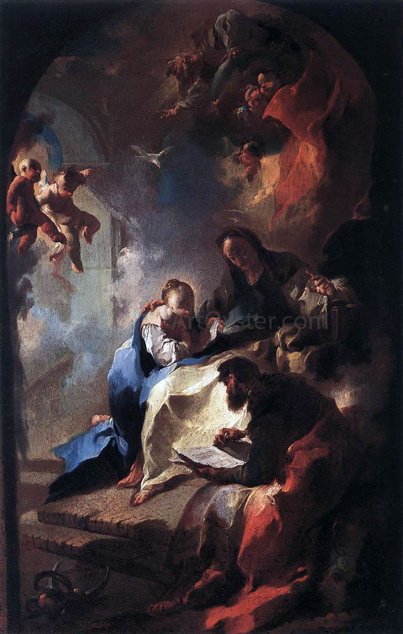  Franz Anton Maulbertsch The Education of the Virgin - Art Print