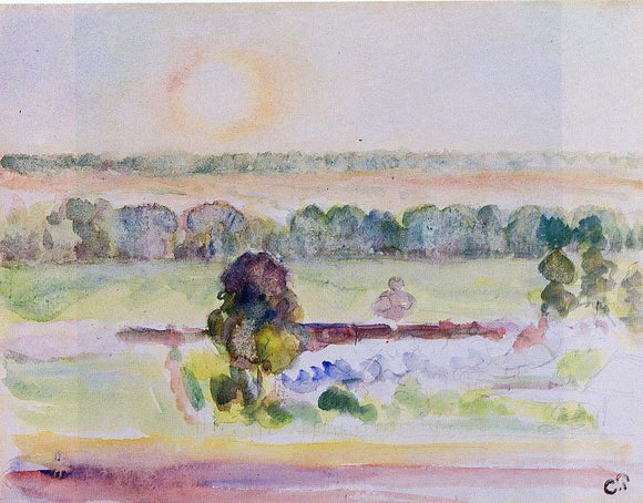  Camille Pissarro The Effect of Sunlight - Art Print