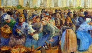  Camille Pissarro The Egg Market - Art Print